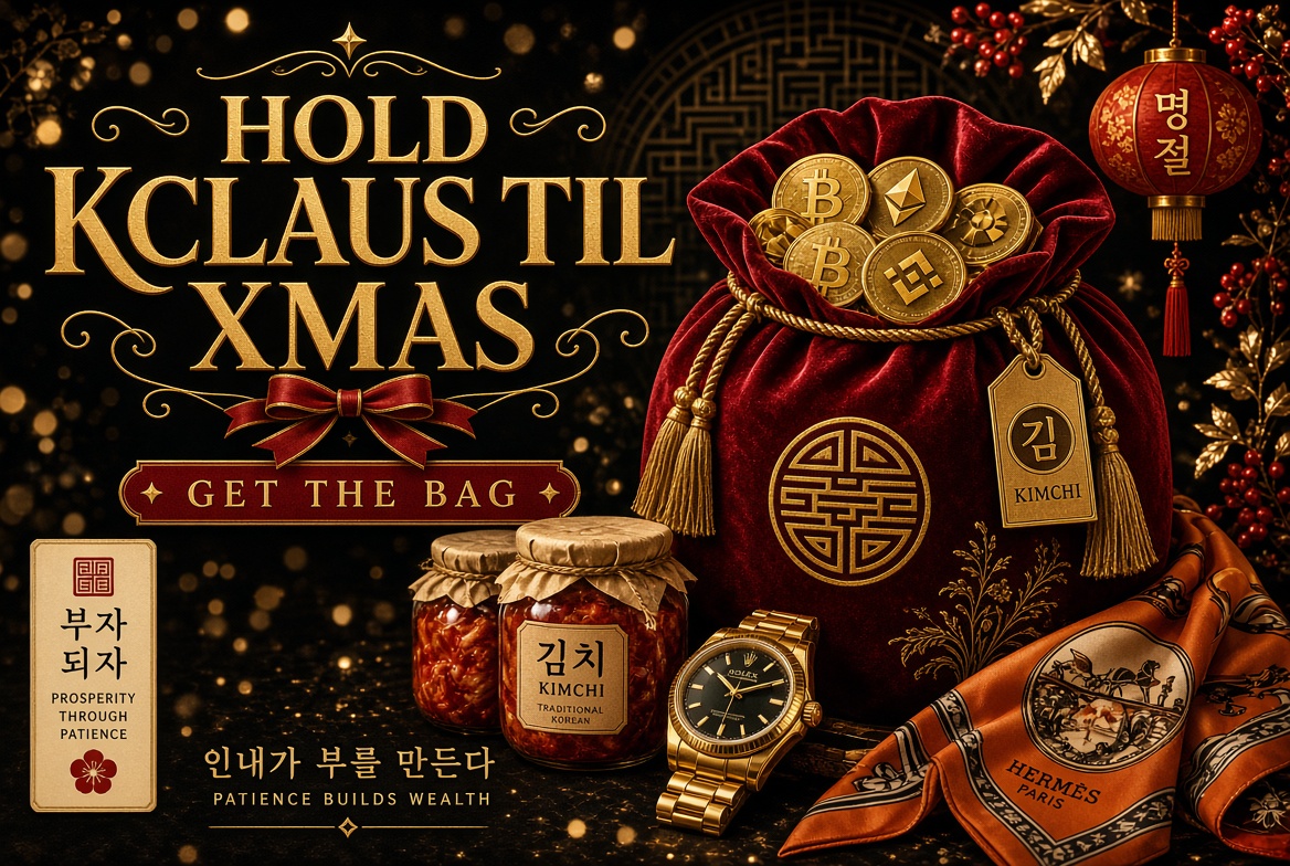 The luxury Kimchi Claus Christmas bag collection